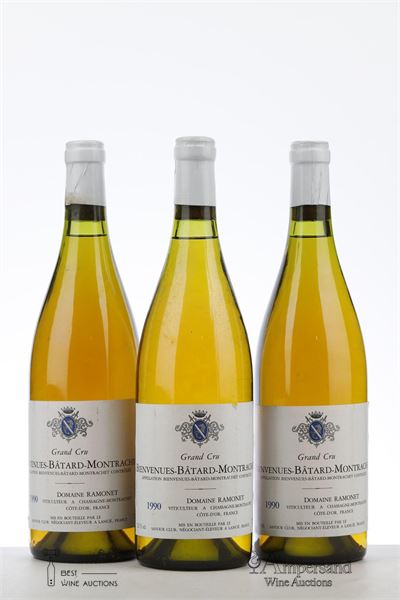 BIENVENUE BATARD MONTRACHET 1990 - Ramonet mise Savour Club - 3 Bottles