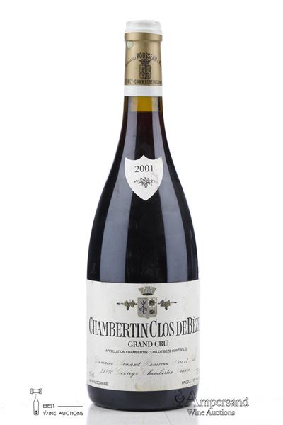 CHAMBERTIN CLOS DE BEZE 2001 - Armand Rousseau - 1 Bottle