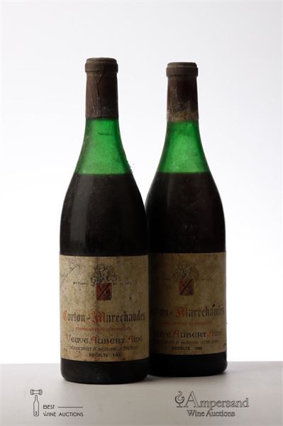 CORTON MARECHAUDES 1966 - Veuve Aubert Aine - 2 Bottles