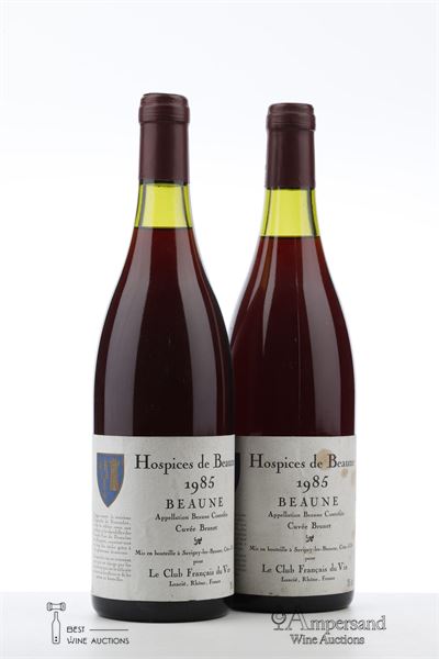 HOSPICES DE BEAUNE BEAUNE CUVEE BRUNET 1985 - Le Club Francais du vin - 2 Bottles