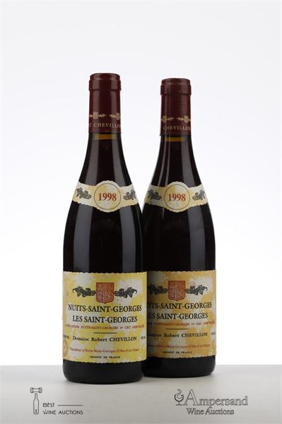 NUITS ST GEORGES LES ST GEORGES 1998 - Robert Chevillon - 2 Bottles