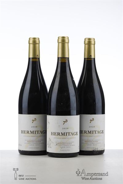 HERMITAGE ROUGE BESSARDS MEAL 2010 - Bernard Faurie - 3 Bottles