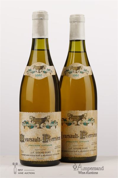 MEURSAULT PERRIERES 1990 - Coche Dury - 2 Bottles