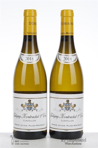 PULIGNY MONTRACHET CLAVOILLON 2018 - Domaine Leflaive - 2 Bottles