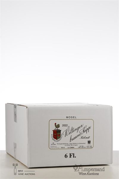 WILTINGER BRAUNE KUPP RIESLING KABINETT 2022 - Egon Muller - 6 Bottles - Oc 6