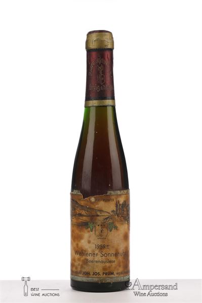RIESLING WEHLENER SONNENUHR BEERENAUSLESE 1959 - JJ Prum - 1 x 0.375 Ltr