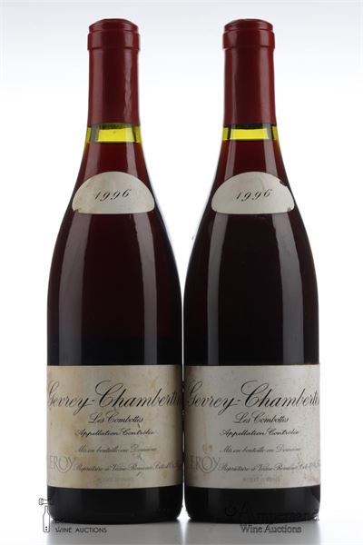 GEVREY CHAMBERTIN LES COMBOTTES Leroy 1996 - 2 Bottles