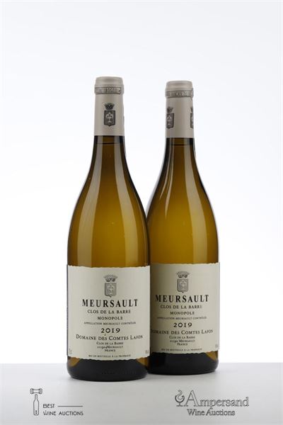 MEURSAULT CLOS DE LA BARRE 2019 - Comtes Lafon - 2 Bottles