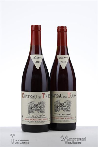 CHATEAU DES TOURS RESERVE 2014 - Rayas - 2 Bottles