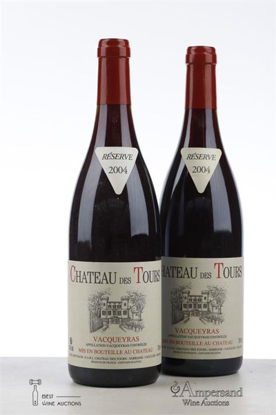 CHATEAU DES TOURS 2004 - Rayas - 2 Bottles