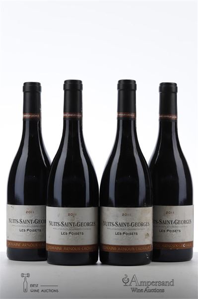 NUITS ST GEORGES LES POISETS 2011 - Arnoux Lachaux - 4 Bottles
