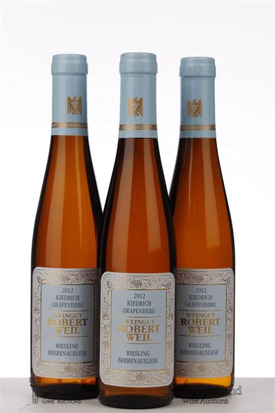 RIESLING KIEDRICH GRAFFENBERG BEERENAUSLESE 2012 - Robert Weil - 3 x 0,375Ltr