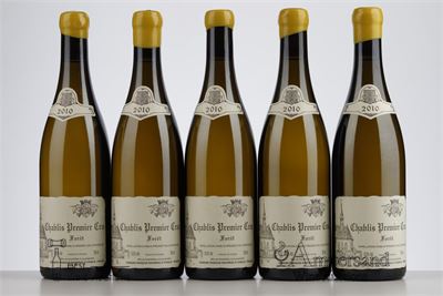 CHABLIS FORET Francois Raveneau 2010 - 5 Bottles