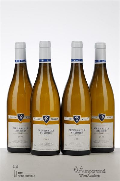 MEURSAULT CHARMES 2005 - Ballot Millot - 4 Bottles