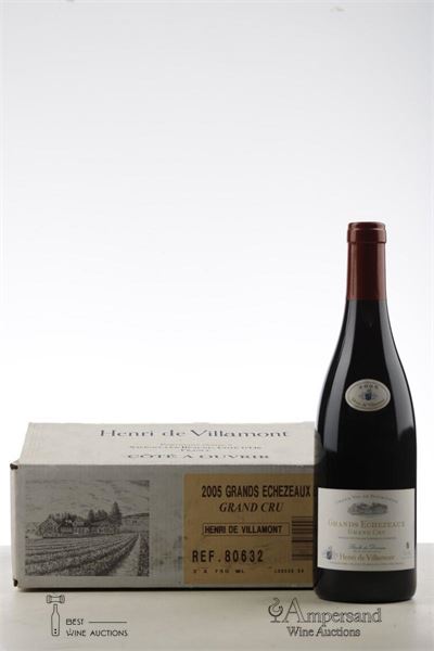 GRANDS ECHEZEAUX 2005 - Henri de Villamont - 3 Bottles - Oc 3