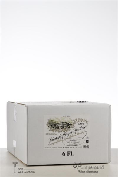 SCHARZHOFBERGER RIESLING SPATLESE 2022 - Egon Muller - 6 Bottles - Oc 6