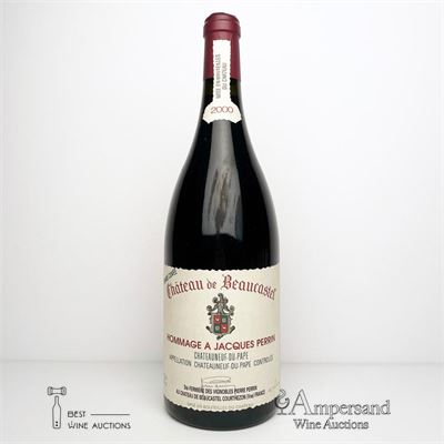 CHATEAUNEUF DU PAPE BEAUCASTEL HOMMAGE A JACQUES PERRIN 2000 - Chateau de Beaucastel - 1 Magnum