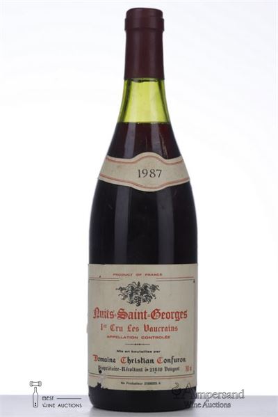NUITS ST GEORGES LES VAUCRAINS 1987 - Christian Confuron - 1 Bottle