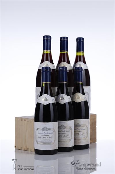 MERCUREY 1ER CRU CLOS DE PARADIS 1990 - Emile Voarick - 6 Bottles