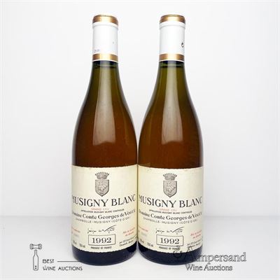 MUSIGNY BLANC 1992 - Comte de Vogue - 2 Bottles