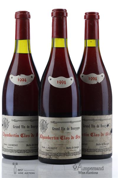 CHAMBERTIN CLOS DE BEZE 1994 - Dom.Laurent - 3 Bottles