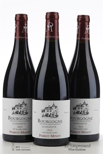 BOURGOGNE ROUGE LA GOUZOTTE 2022 - Perrot Minot - 3 Bottles