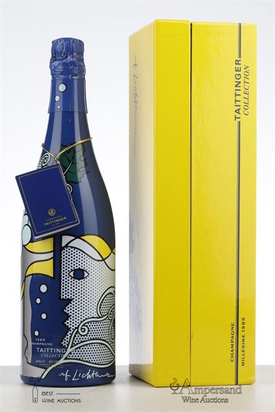 TAITTINGER COLLECTION LICHTENSTEIN 1985 - Taittinger - 1 Bottle - Oc 1
