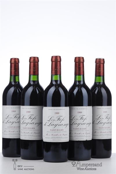 LES FIEFS DE LAGRANGE 1989 - Mc - 5 Bottles