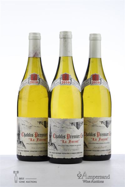 CHABLIS LA FOREST 2010 - Vincent Dauvissat - 3 Bottles