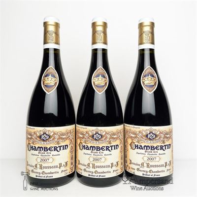 CHAMBERTIN 2007 - Armand Rousseau - 3 Bottles