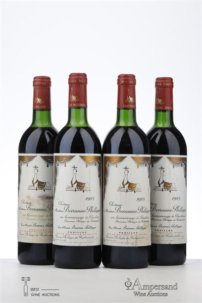 MOUTON BARON PHILIPPE 1985 - Mc - 4 Bottles