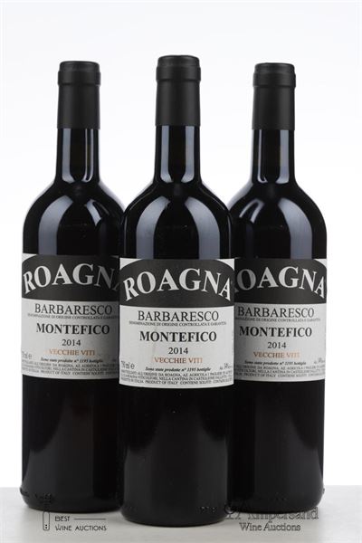 BARBARESCO MONTEFICO VECCHIE VITI 2014 - Roagna - 3 Bottles