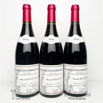 CHARMES CHAMBERTIN 2002 - Dugat Py - 3 Bottles