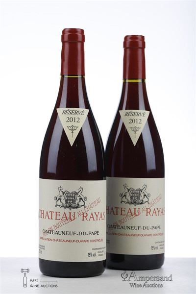 CHATEAUNEUF DU PAPE RAYAS 2012 - Reynaud - 2 Bottles