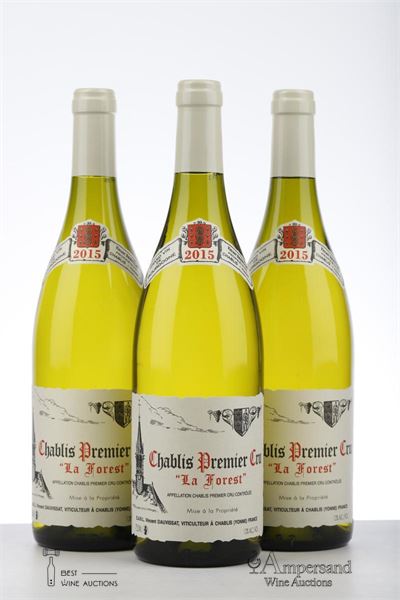 CHABLIS LA FOREST 2015 - Vincent Dauvissat - 3 Bottles