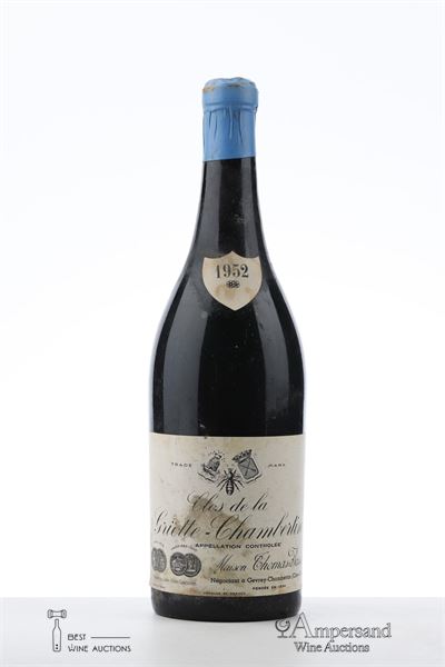  CLOS DE LA GRIOTTE CHAMBERTIN 1952 - Thomas Bassot - MB - 1 Bottle