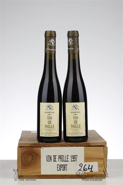 VIN DE PAILLE 1997 - Chapoutier  - 2 x 0,375Ltr - Owc 3