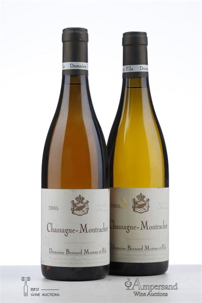 CHASSAGNE MONTRACHET 2005 - Bernard Moreau - 2 Bottles