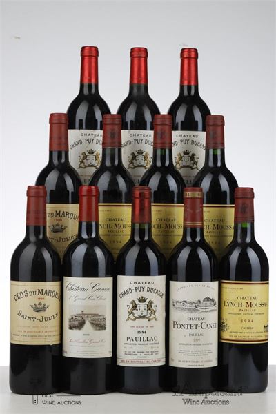 MIXED LOT BORDEAUX - Mc - 12 Bottles