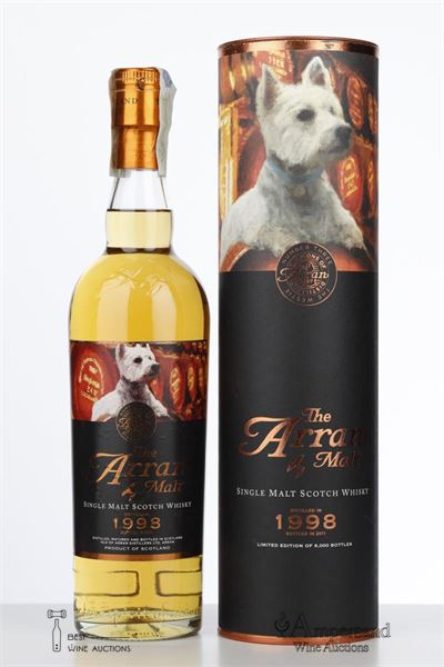 ARRAN 1998 THE WESTIE LIMITED EDITION  Bottled in 2011 - Alc 46% 1 Bottle