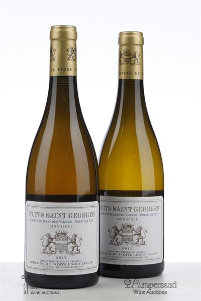 NUITS ST GEORGES BLANC CLOS DES GRANDES VIGNES 2017 - Comte Liger Belair - 2 Bottles