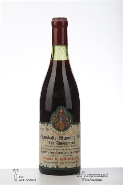 CHAMBOLLE MUSIGNY LES AMOUREUSES 1976 - Serveau- Tastevin - 1 Bottle