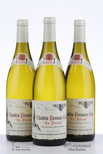 CHABLIS LA FOREST 2020 - Vincent Dauvissat - 3 Bottles