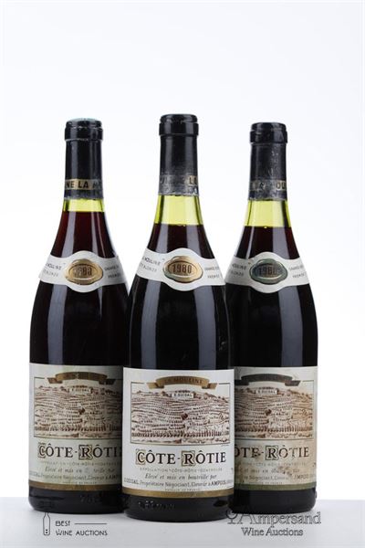 COTE ROTIE LA MOULINE 1980 - Guigal - 3 Bottles