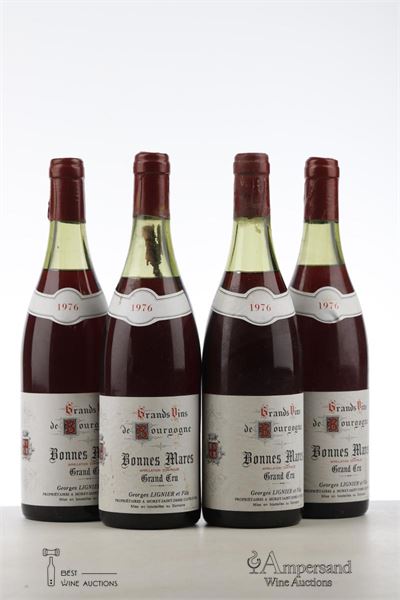 BONNES MARES 1976 - Georges Lignier - 4 Bottles