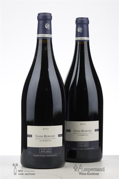 VOSNE ROMANEE LES BARREAUX 2012 - Anne Gros - 2 Magnums