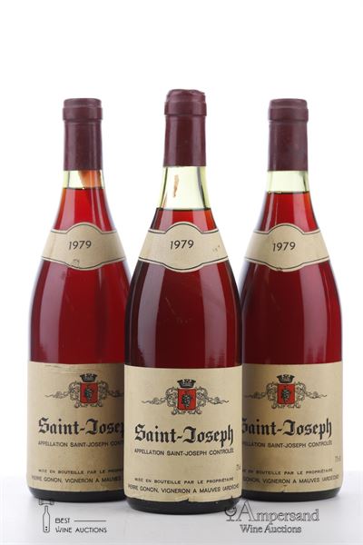 SAINT JOSEPH 1979 - Pierre Gonon - 3 Bottles