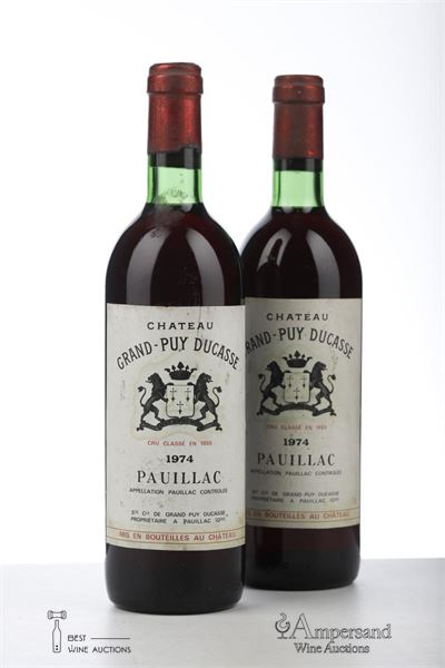 GRAND PUY DUCASSE 1974 - Mc - 2 Bottles