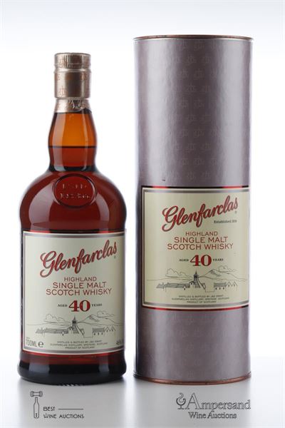 GLENFARCLAS 40 Y  - Glenfarclas - 46% - 1 Bottle - Tube