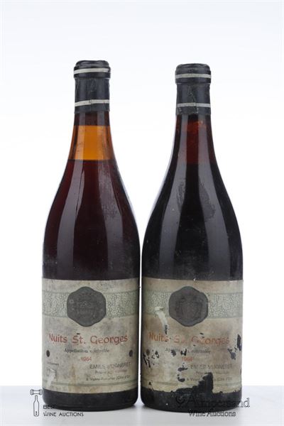 NUITS ST GEORGES 1964 - Emile Mugneret - 2 Bottles